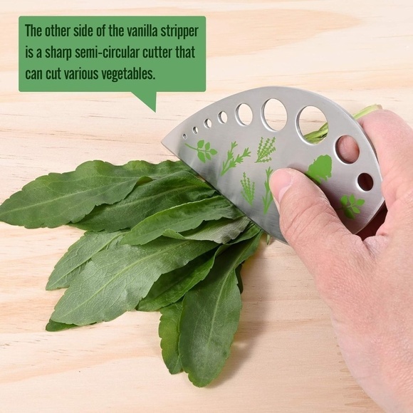 💖3/$15💖 Herb Stripper and Cutter, Stainless Steel - Picture 4 of 6